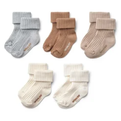 EVIG GAVEÆSKE M/5 PAR SOKKER | BLÅ