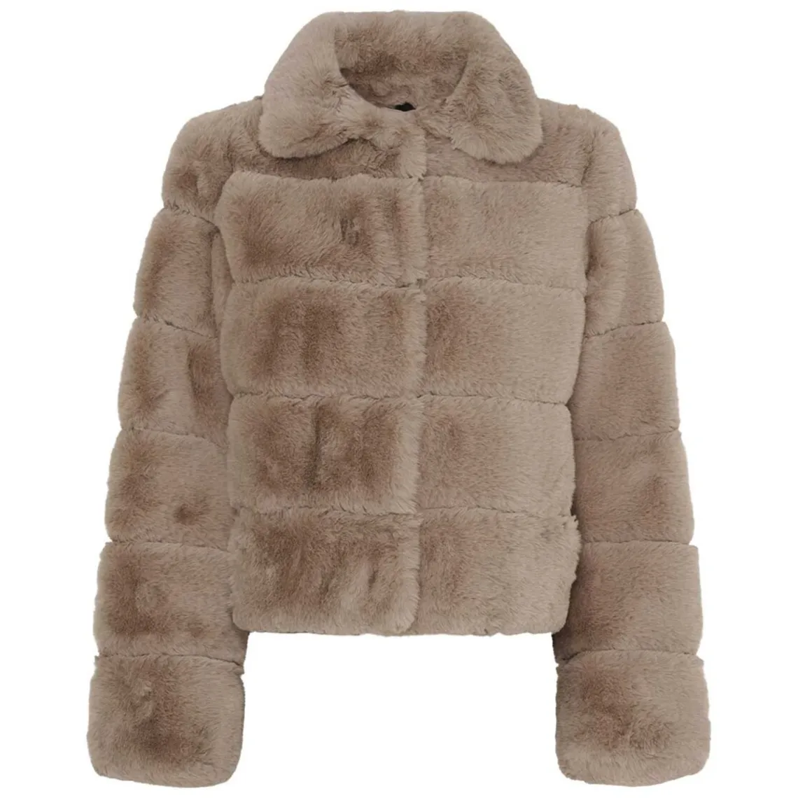 FAKE FUR JACKET | SAND