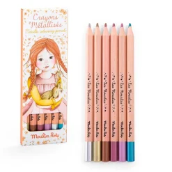 FARVEBLYANTER METALLISKE 6 STK