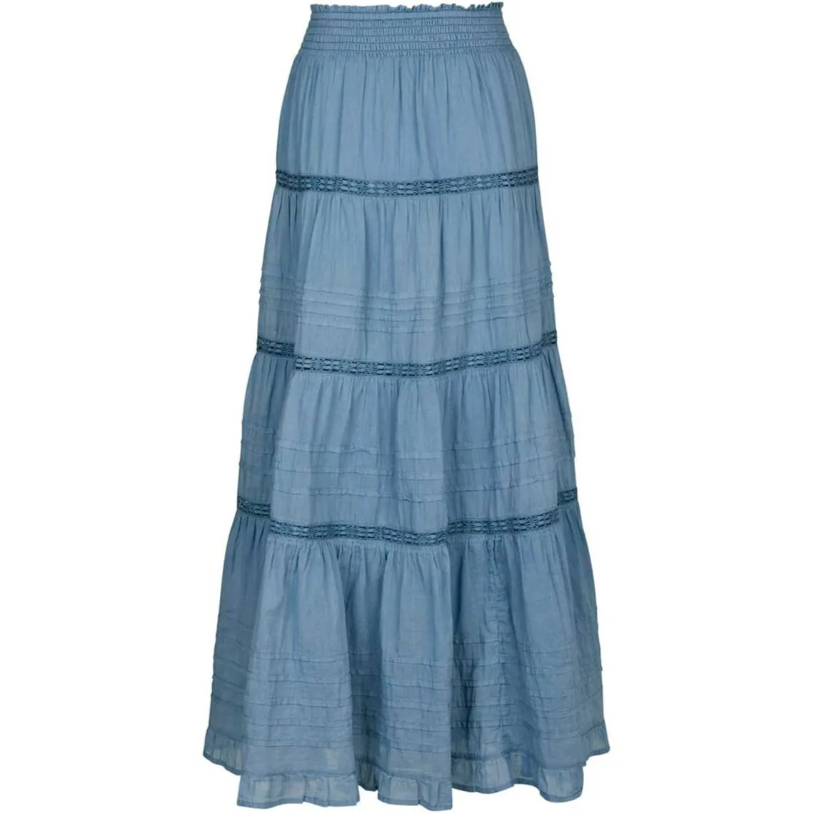 FELICIA VOILE NEDERDEL | SMOKE BLUE