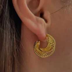 FILIGRAN LUMINA ØRESTIKKERE | FORGYLDT