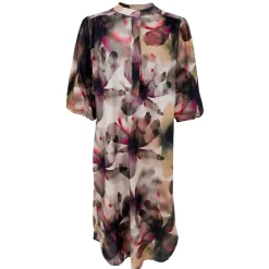 FILORA DRESS | PLUM FLOWER