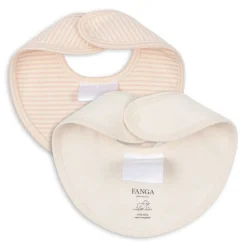 FIO STRIPE 2-PACK BIBS | BLUSH MIX