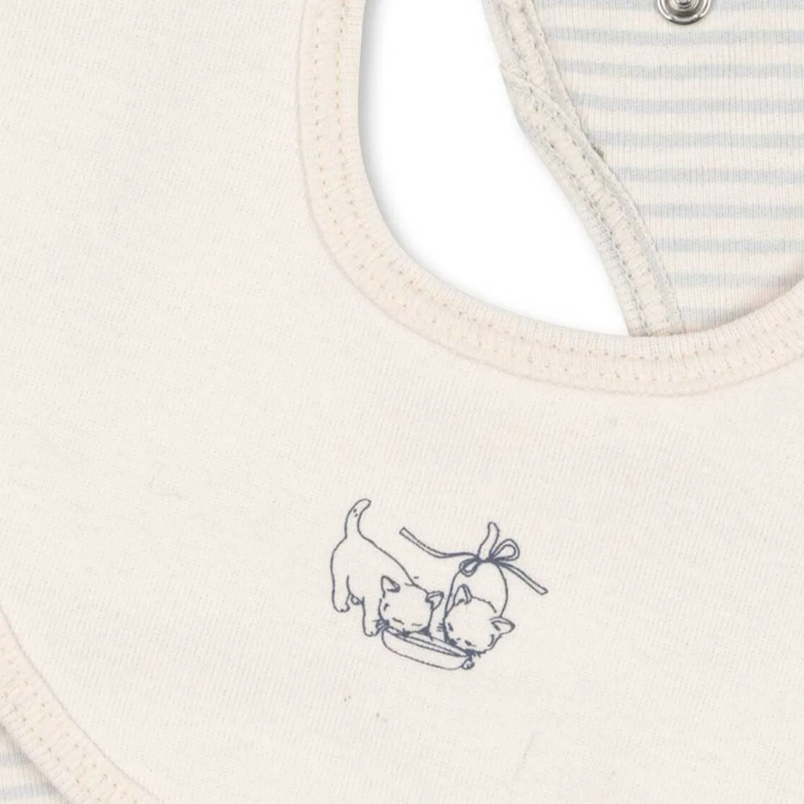 FIO STRIPE 2-PACK BIBS | BLUE MIX