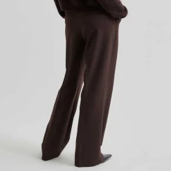 FIQUE CLASSIC TROUSERS | CHOCOLATE PLUM