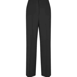 FIQUE STRAIGHT TROUSERS | BLACK