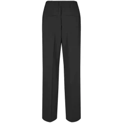 FIQUE STRAIGHT TROUSERS | BLACK