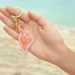 FLAMINGO PINK NØGLERING