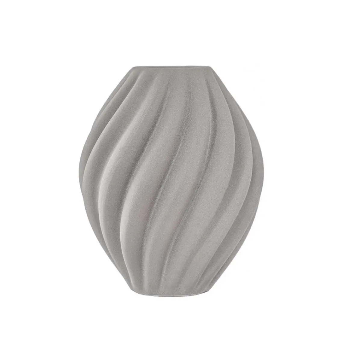 FLORA VASE - LARGE 25X20 CM | GRÅ