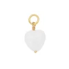 FRENCH HEART PENDANT | FG/WHITE