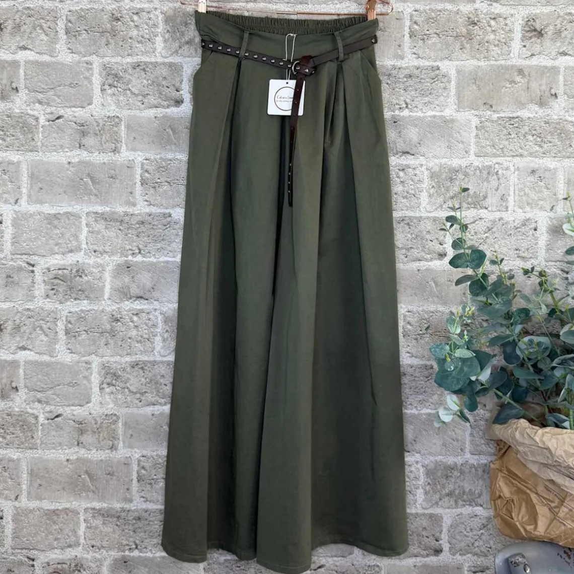 FRIMOD BUKSER | KAKI/MILITARE