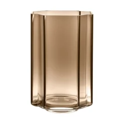 FUNKI ASSYM VASE 34CM | SMOKE