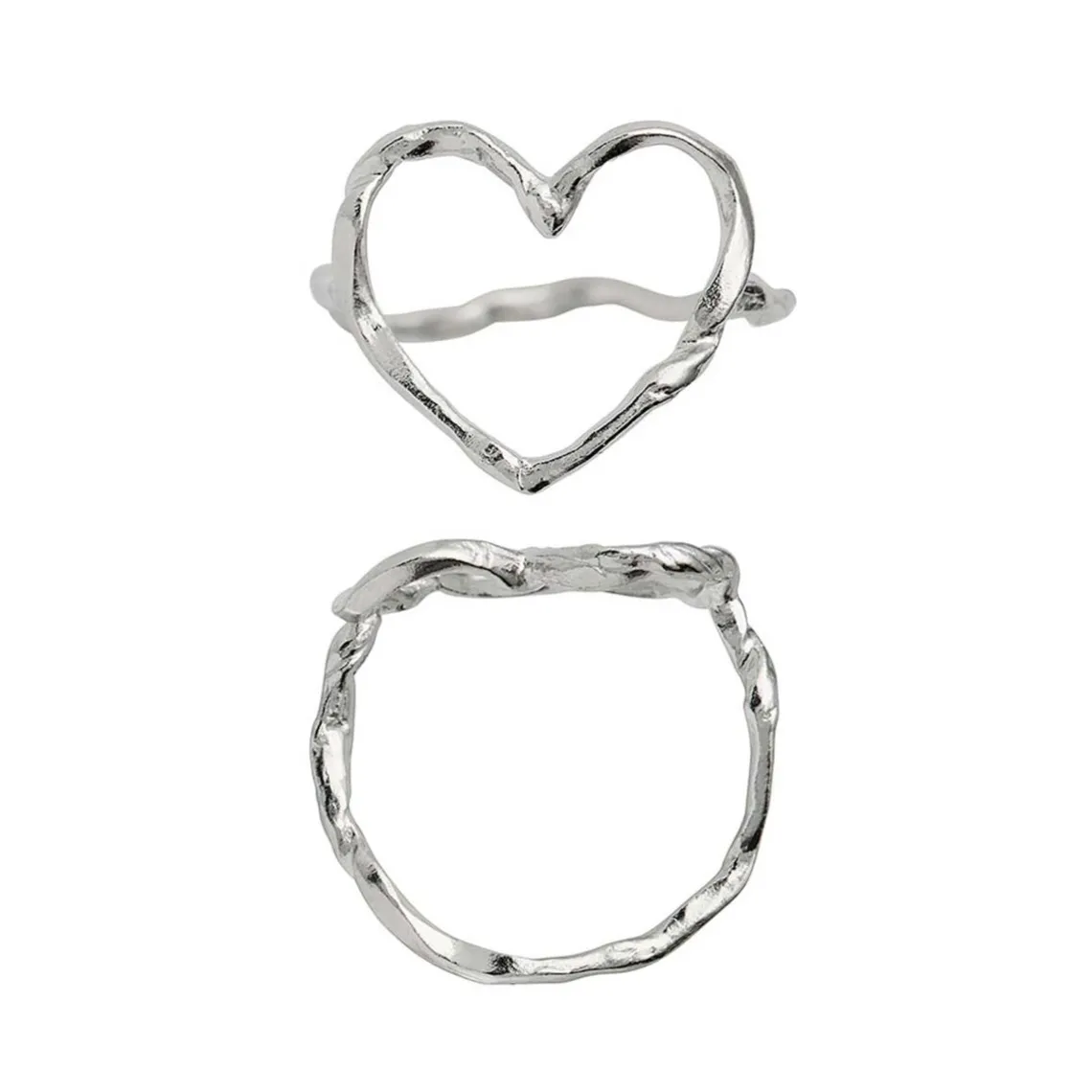 FUNKY HEART RING | SØLV
