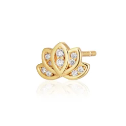 GAIA ØRESTIK 06 - 1 STK. | FORGYLDT