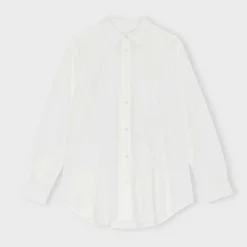 GAIA SKJORTE I POPLIN | HVID