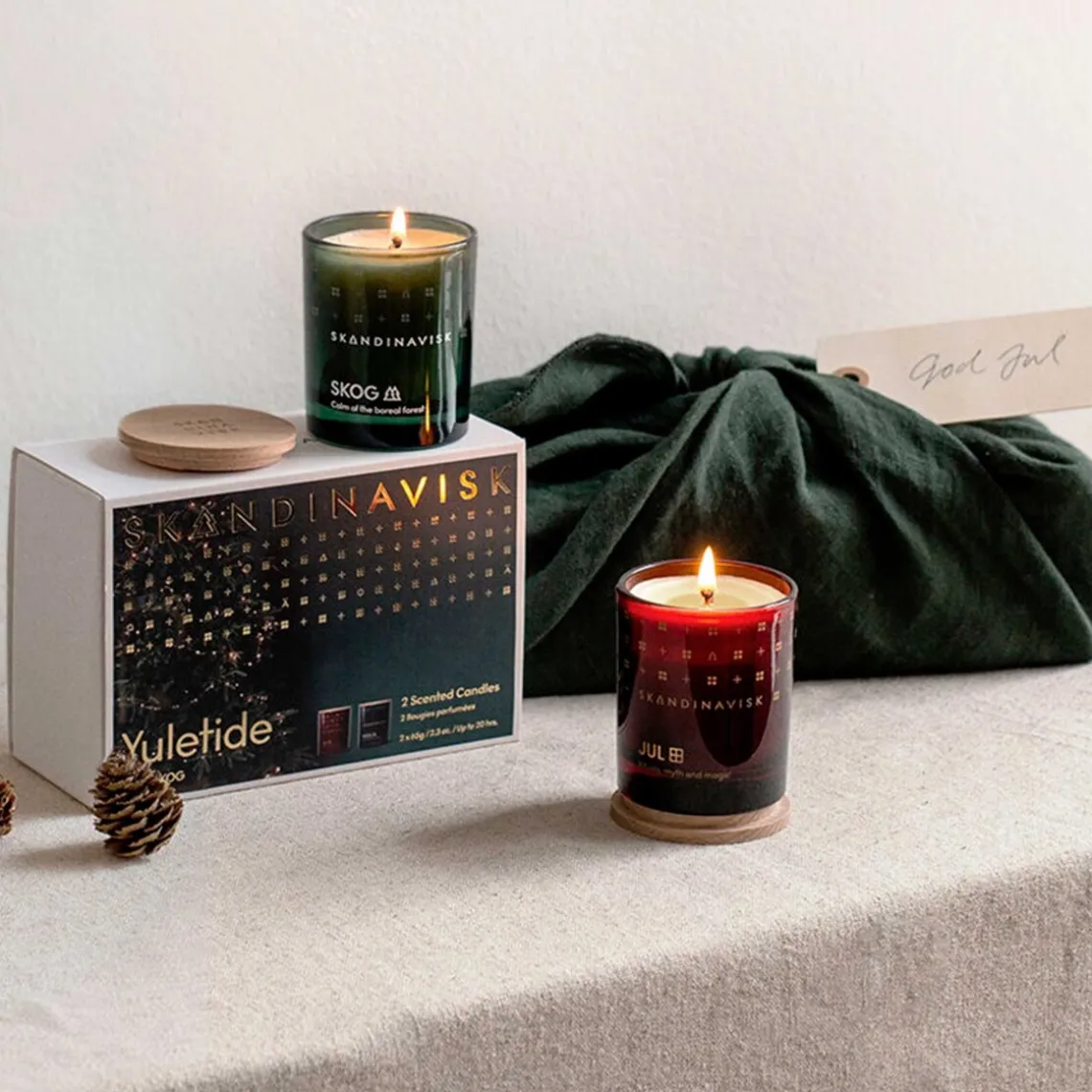 GIFTSET - YULETIDE SCENTED CANDLES