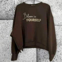 GISLA H SWEATSHIRT | COFFEE