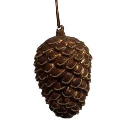 GLASKOGLE RUND 14CM | MAT ANTIQUE BROWN