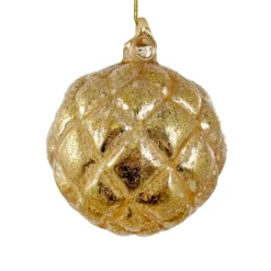 GLASKUGLE GILDED ICE 8 CM | STORE TERN