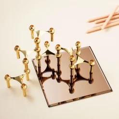 GLASPLADE 30X17 CM | SMOKED BROWN