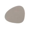 GLASS MAT CURVE NUPO 11X13 CM | LIGHT GREY