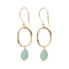 GRACEFUL AVENTURINE EARRINGS