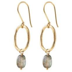 GRACEFUL LABRADORITE EARRINGS
