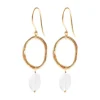 GRACEFUL MOONSTONE EARRINGS