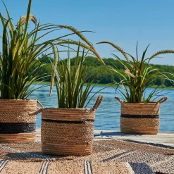 GRÆS I POTTE H90 CM - PLASTIK