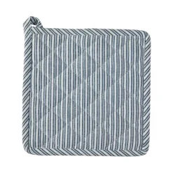 GRYDELAP M/STIKNING | MØRKEBLÅ/HVID