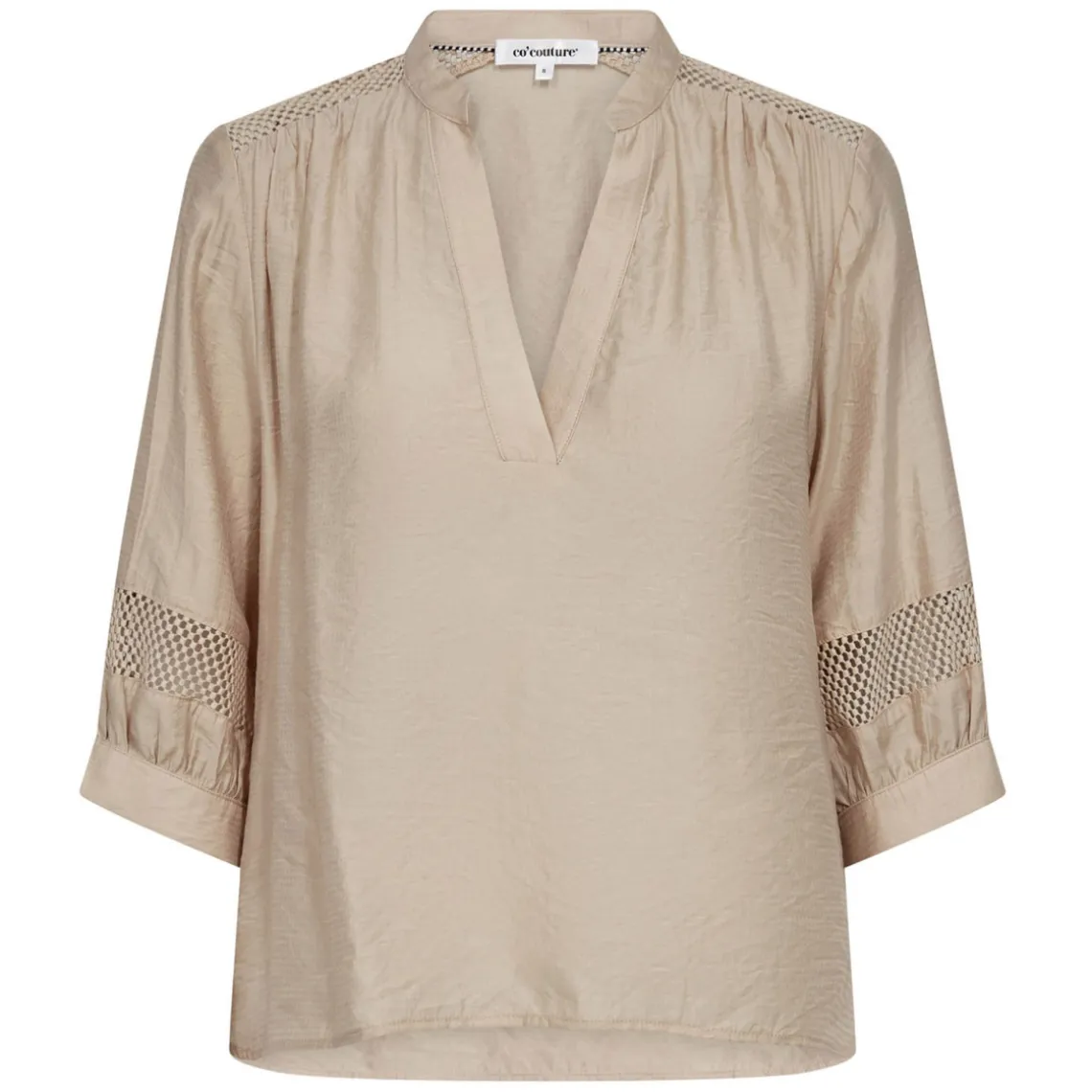 GWENDACC SS BLOUSE | MINK