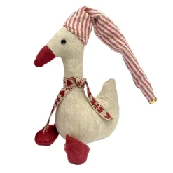 GYTHA M/TØRKLÆDE H11CM | STRIBET HUE