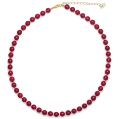 HAILEY HALSKÆDE | RØD JADE