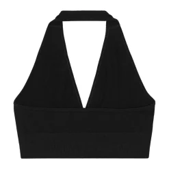 HALTER BRA | BLACK