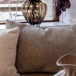 HERRINGBONE PILLOW 45 X 45 CM | IVORY