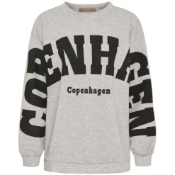 HIBISCUS SWEATSHIRT | GREY/BLACK