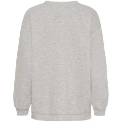 HIBISCUS SWEATSHIRT | GREY/BLACK