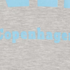 HIBISCUS SWEATSHIRT | GREY/SKYBLUE