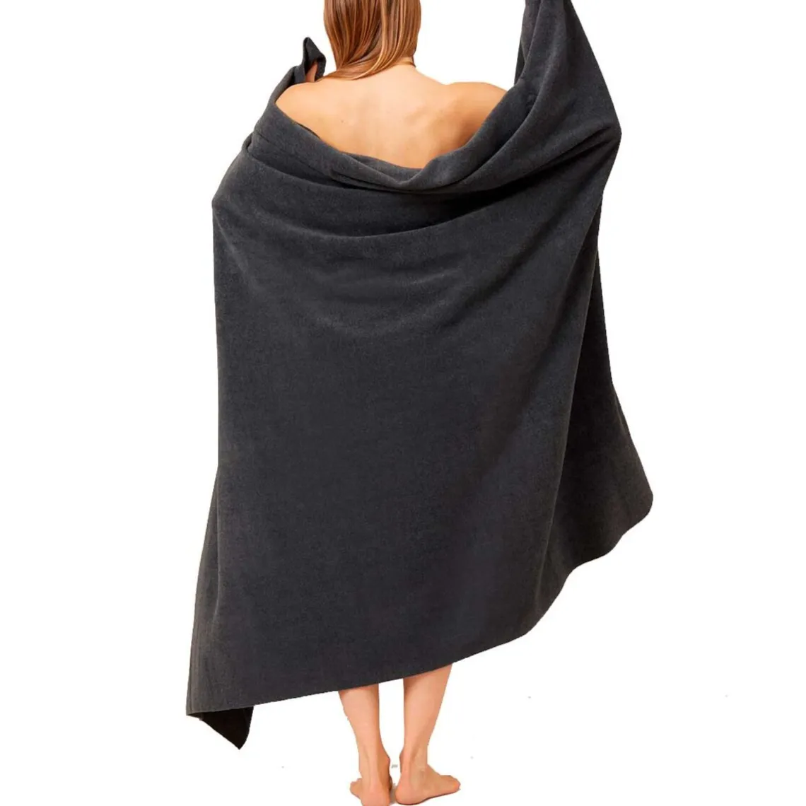 HIMALAYA FLEECETÆPPE 140X250 CM | DARK GREY