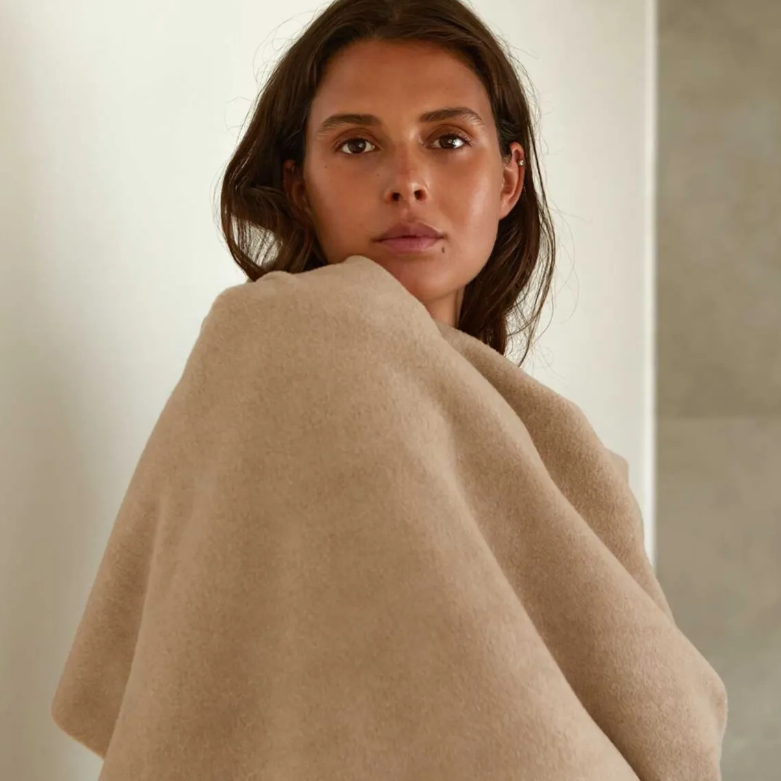 HIMALAYA FLEECETÆPPE 140X250 CM | BEIGE