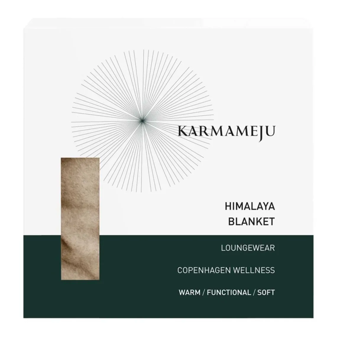 HIMALAYA FLEECETÆPPE 140X250 CM | BEIGE