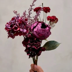 HORTENSIA STILK 28CM | DARK RED