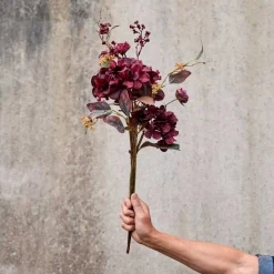 HORTENSIA STILK 28CM | DARK RED