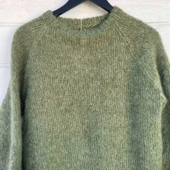 IDA ALPACA SWEATER | ARMY