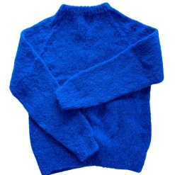 IDA ALPACA SWEATER | KOBOLTBLÅ