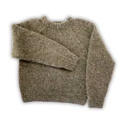 IDA STRIK I ALPACA | GRÅ