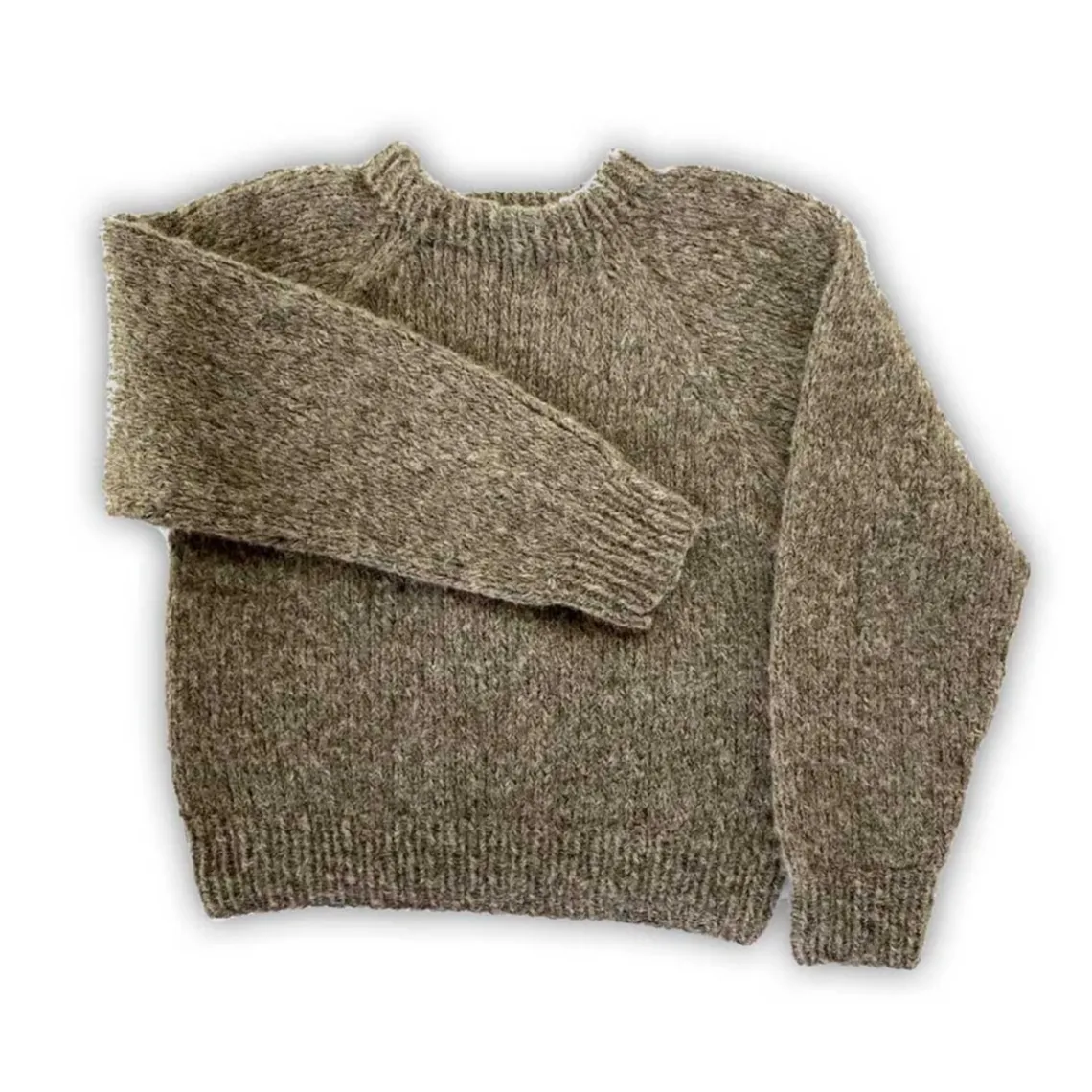 IDA STRIK I ALPACA | GRÅ