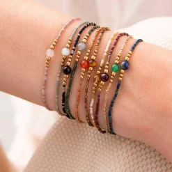 IRIS CARD CARNELIAN BRACELET