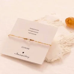 IRIS CARD CITRINE BRACELET