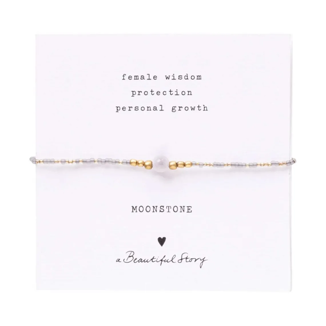 IRIS CARD MOONSTONE BRACELET